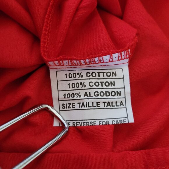 Minotauro Western Wear Embroidered Button-down Shirt, Women’s Sz 14, Red/Black - Picture 9 of 10